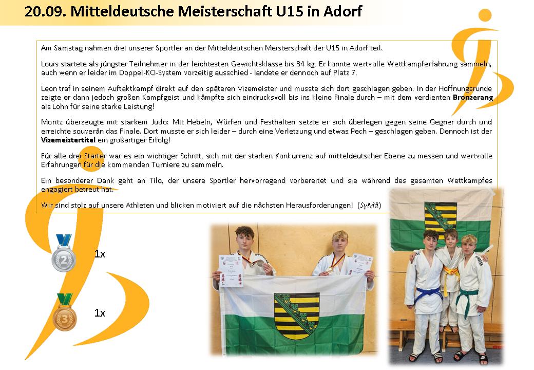 Mitteldeutsche Einzelmeisterschaft U15