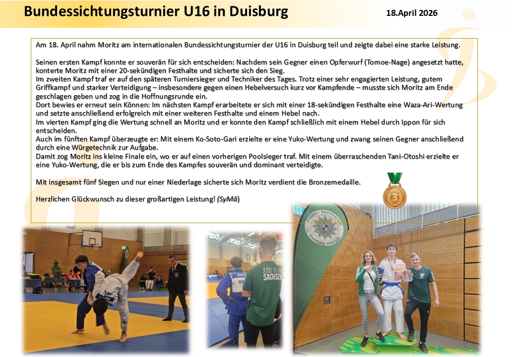 Bundessichtungsturnier U16