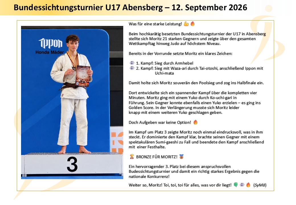 Bundessichtungsturnier U17